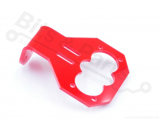 Houder/mounting bracket voor Ultrasone sensor HC-SR04 Rood